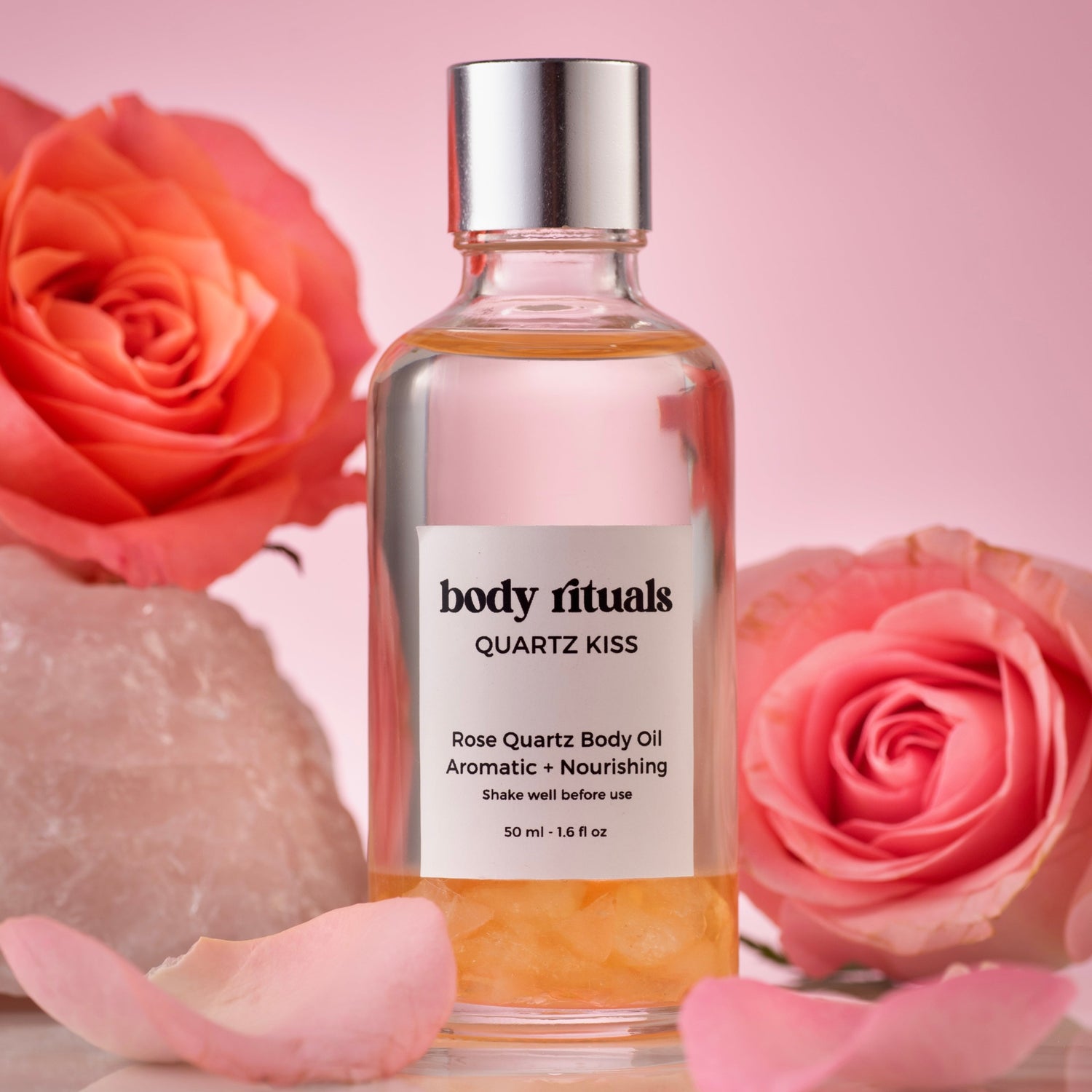 Quartz Kiss Aromatic Body Oil - Rose Quartz